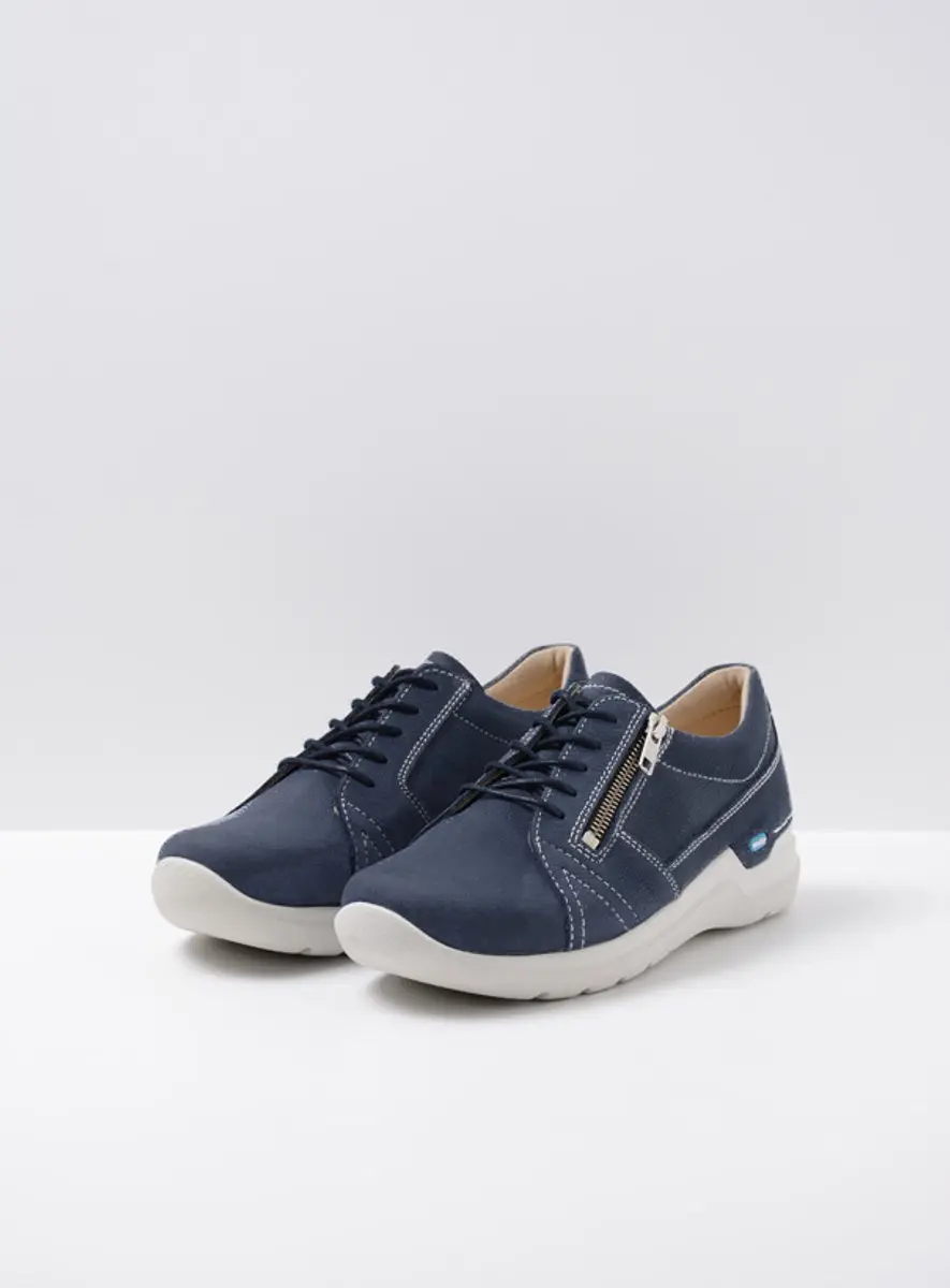 Wolky Dames Feltwell Veterschoen - 36 - Denim