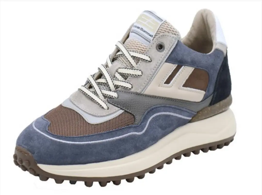 Floris van Bommel 10139-42-04 Heren Schoenen - Maat 45 - Blauw