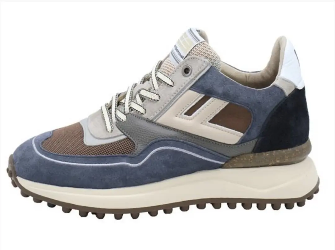 Floris van Bommel 10139-42-04 Heren Schoenen - Maat 45 - Blauw