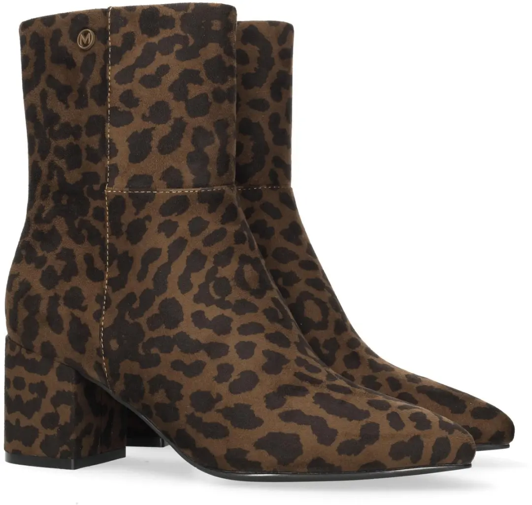Mexx Pam Mila Heeled Ankle Boot Brown Dames