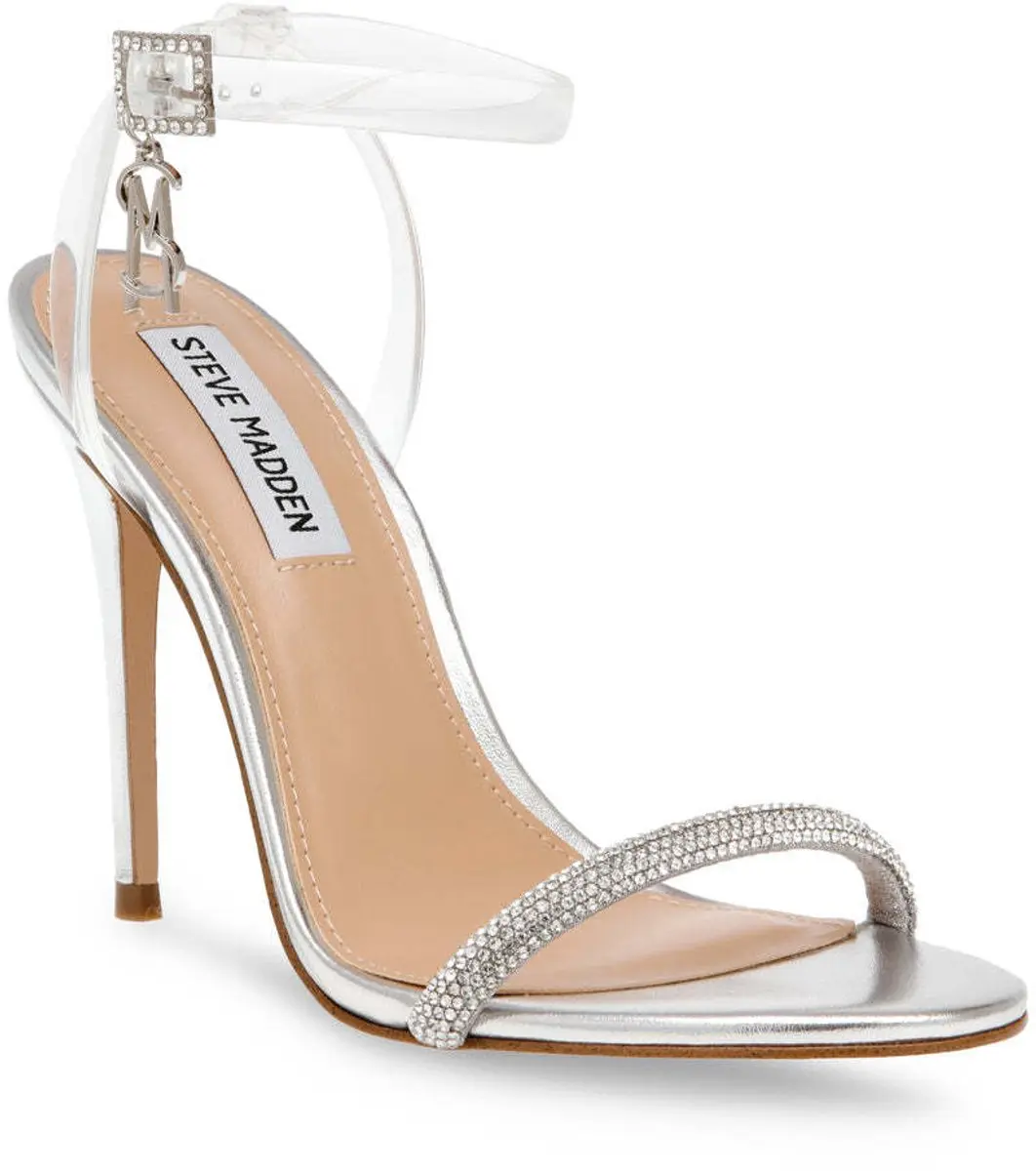 Steve Madden Balia Dames Sandalen - 40 - Zilver