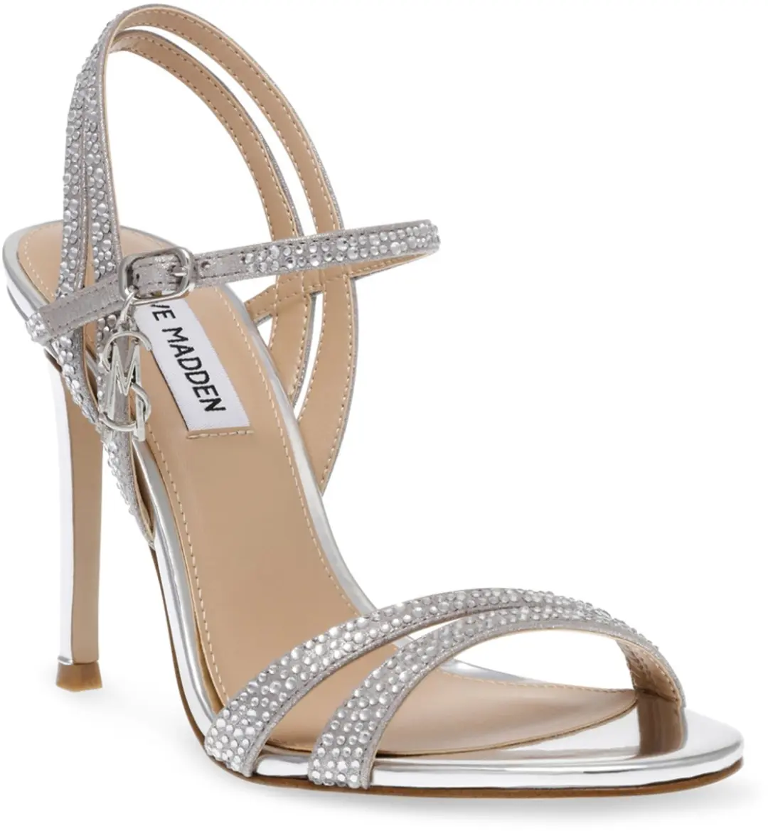 Steve Madden Surrealist Dames Sandalen 39 - Zilver