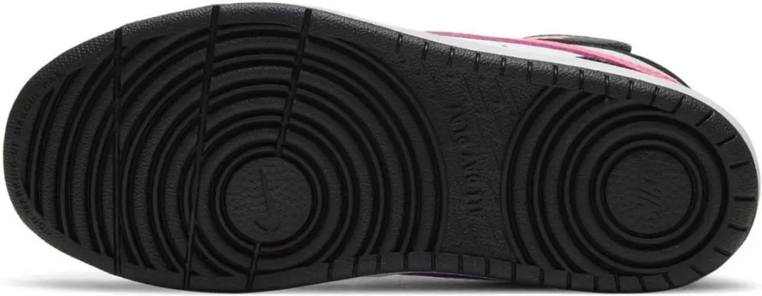 Nike Court Borough Mid 2 Sneakers - Maat 33 - Zwart/Wit/Roz - afbeelding 5 van 6