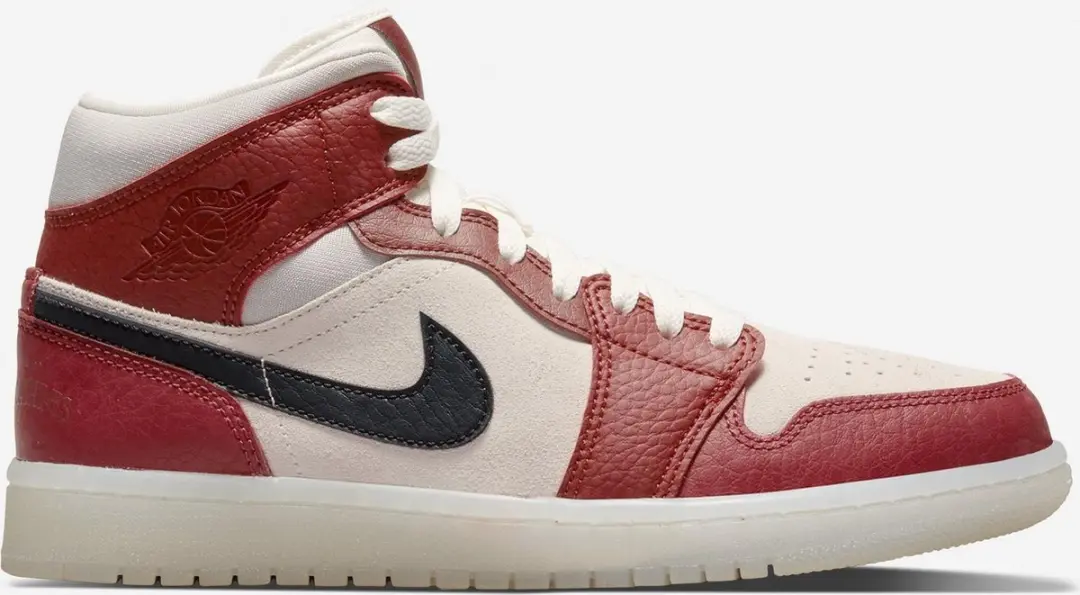 Nike Air Jordan 1 Mid, Dark Pony/Saturn Gold-Redstone, Anti Gravity Machines, DM