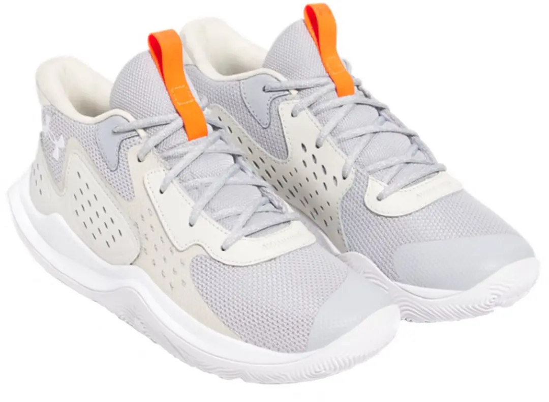 Under Armour UA JET 23 basketbalschoenen unisex 3026634 011 grijs/rood