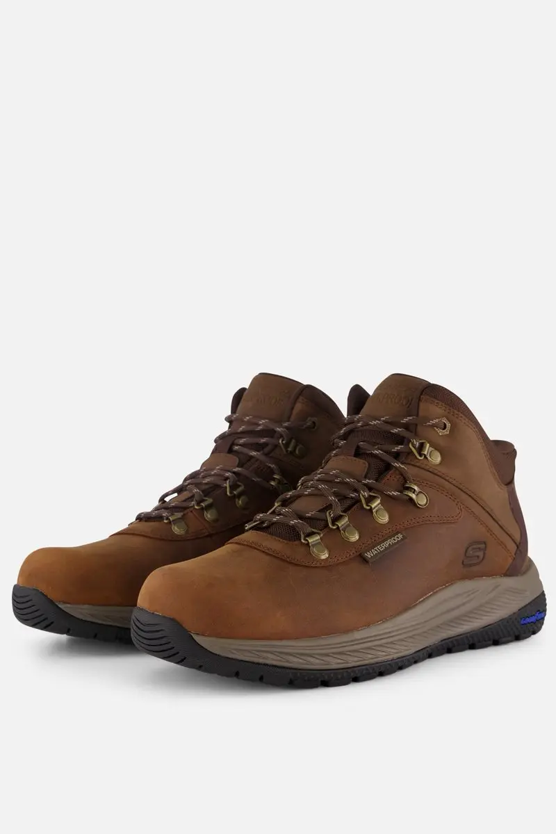 Skechers Relaxed Fit Slip-in Veterschoenen bruin