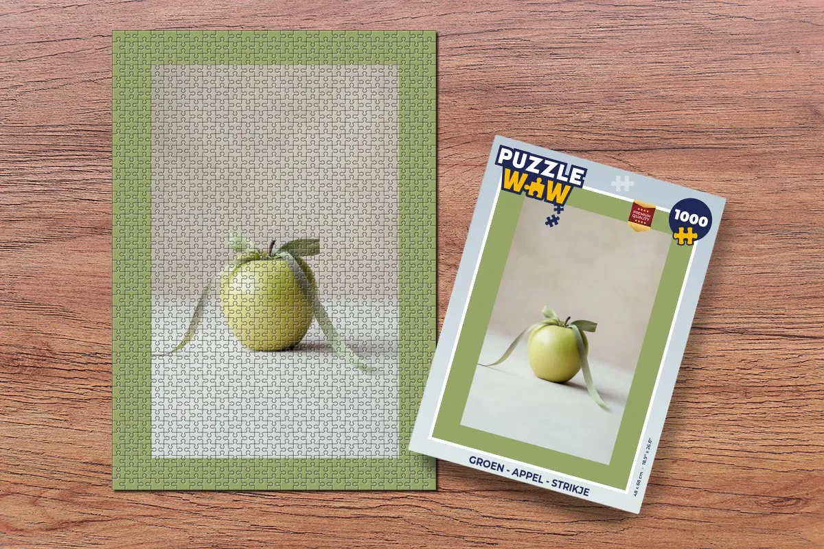 PuzzleWow Legpuzzel 1000 Stuks - Groen Appel