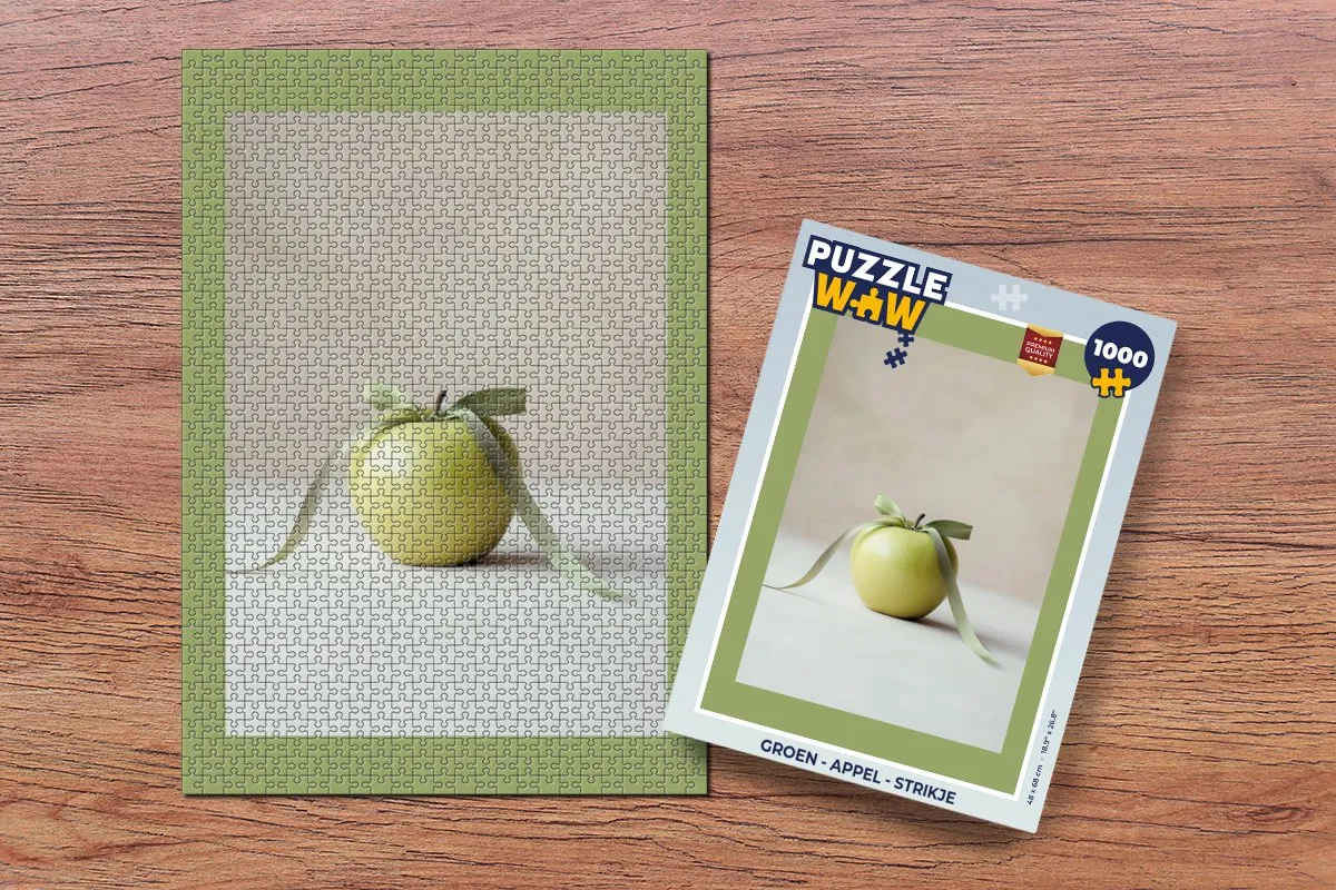 PuzzleWow Legpuzzel 1000 Stuks - Groen Appel