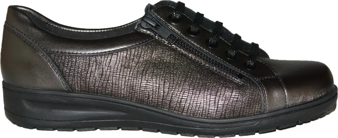 Solidus 29001-20849-K dames veterschoenen sportief maat 38 (5) metallic