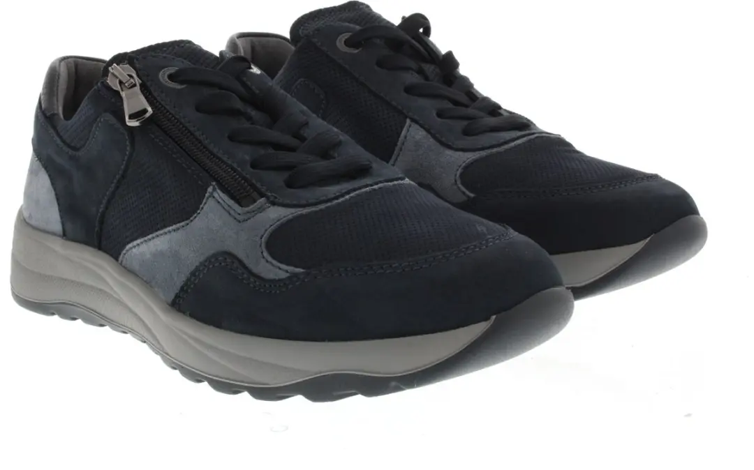 Wäldlaufer Tom Heren Sneakers 662001-405-537 - Maat 42.5 - Jeansblauw