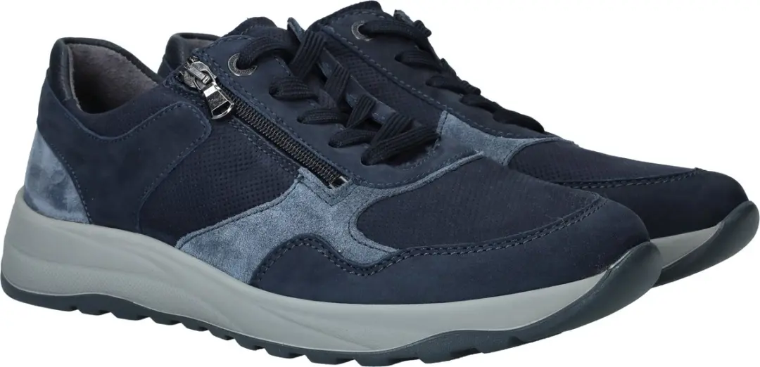 Wäldlaufer Tom Heren Sneakers 662001-405-537 - Maat 42.5 - Jeansblauw