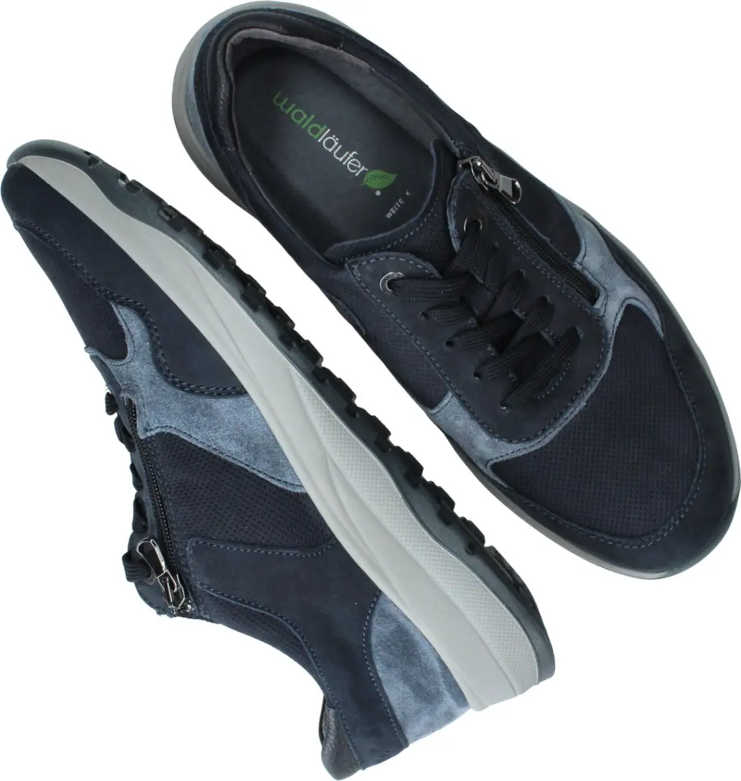 Wäldlaufer Tom Heren Sneakers 662001-405-537 - Maat 42.5 - Jeansblauw