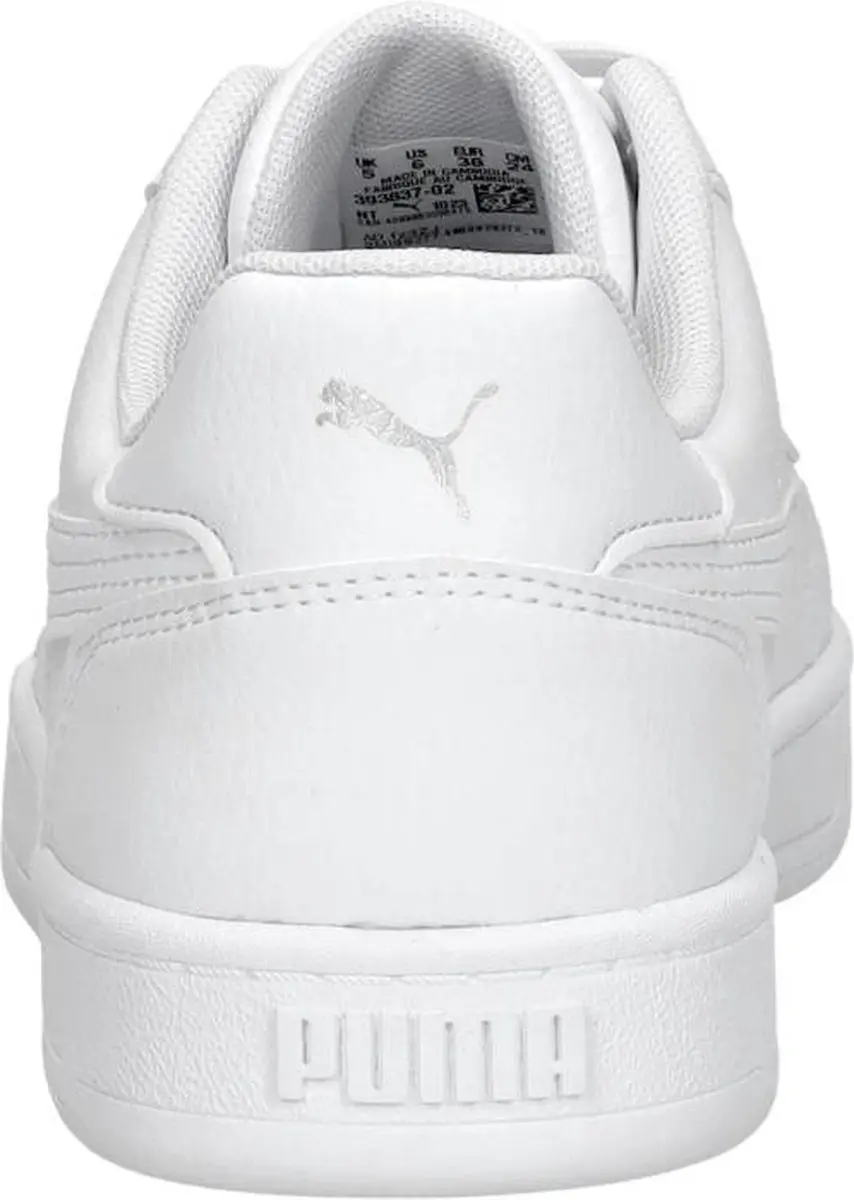 PUMA Caven 2.0 Jr Unisex Sneakers 37 - Wit/Zilver/Zwart - afbeelding 6 van 6