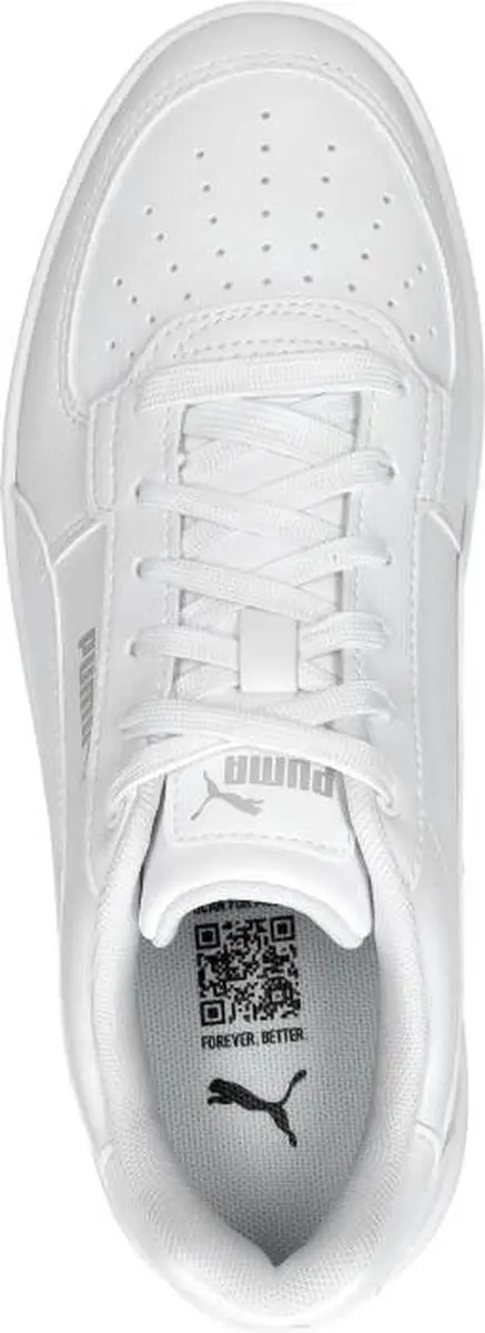 PUMA Caven 2.0 Jr Unisex Sneakers 37 - Wit/Zilver/Zwart - afbeelding 5 van 6