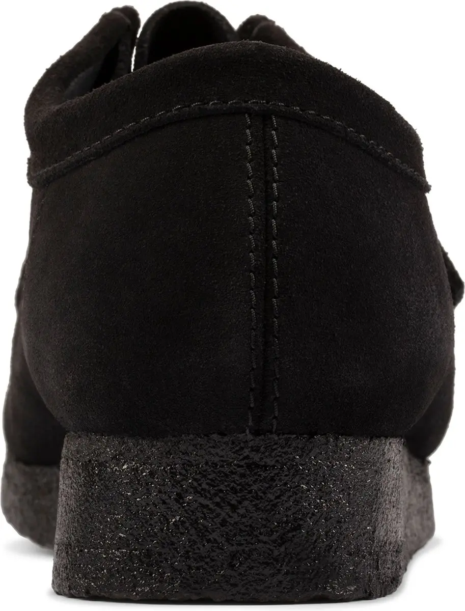 Clarks Zwarte Wallabee leren schoenen
