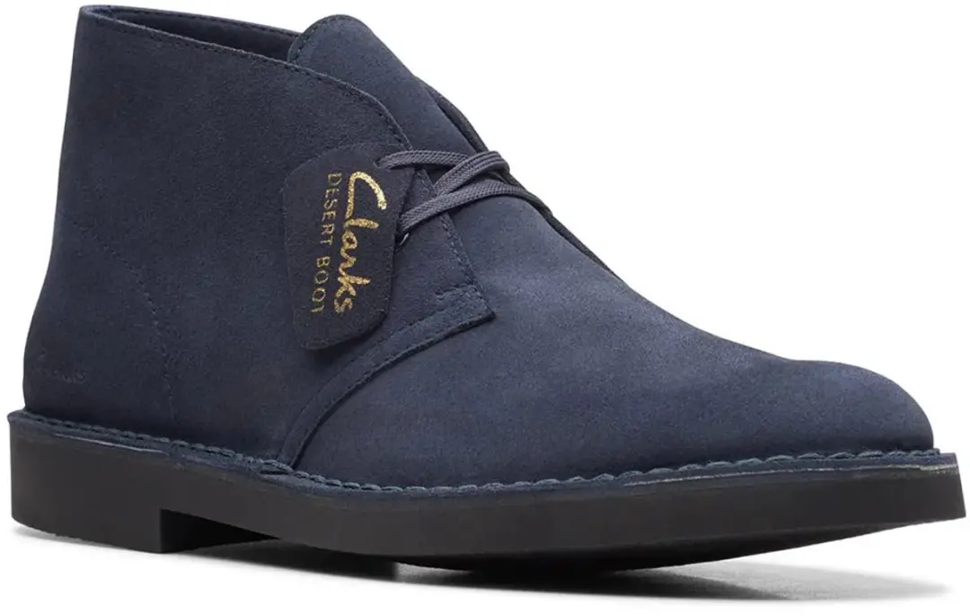 Clarks Desert Bt Evo Heren Veterschoenen - Navy Suede