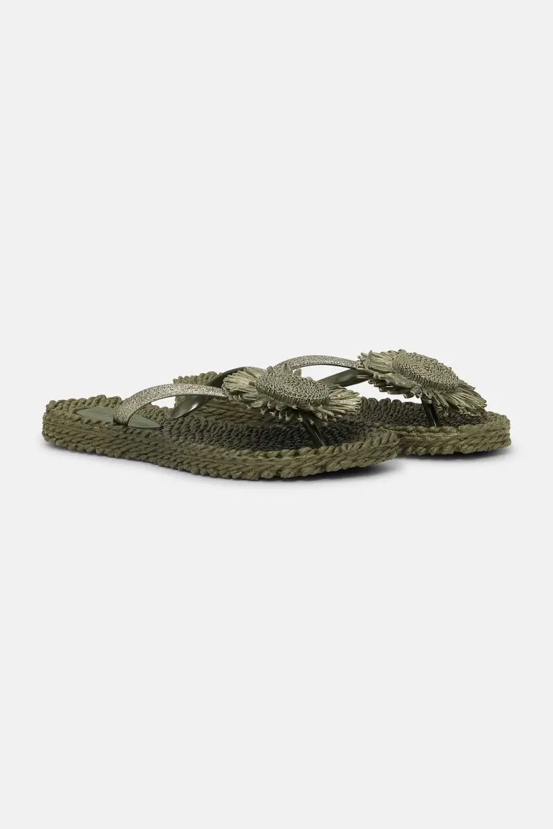 Ilse Jacobsen Cheerful Bloem Teenslipper - 39 Army