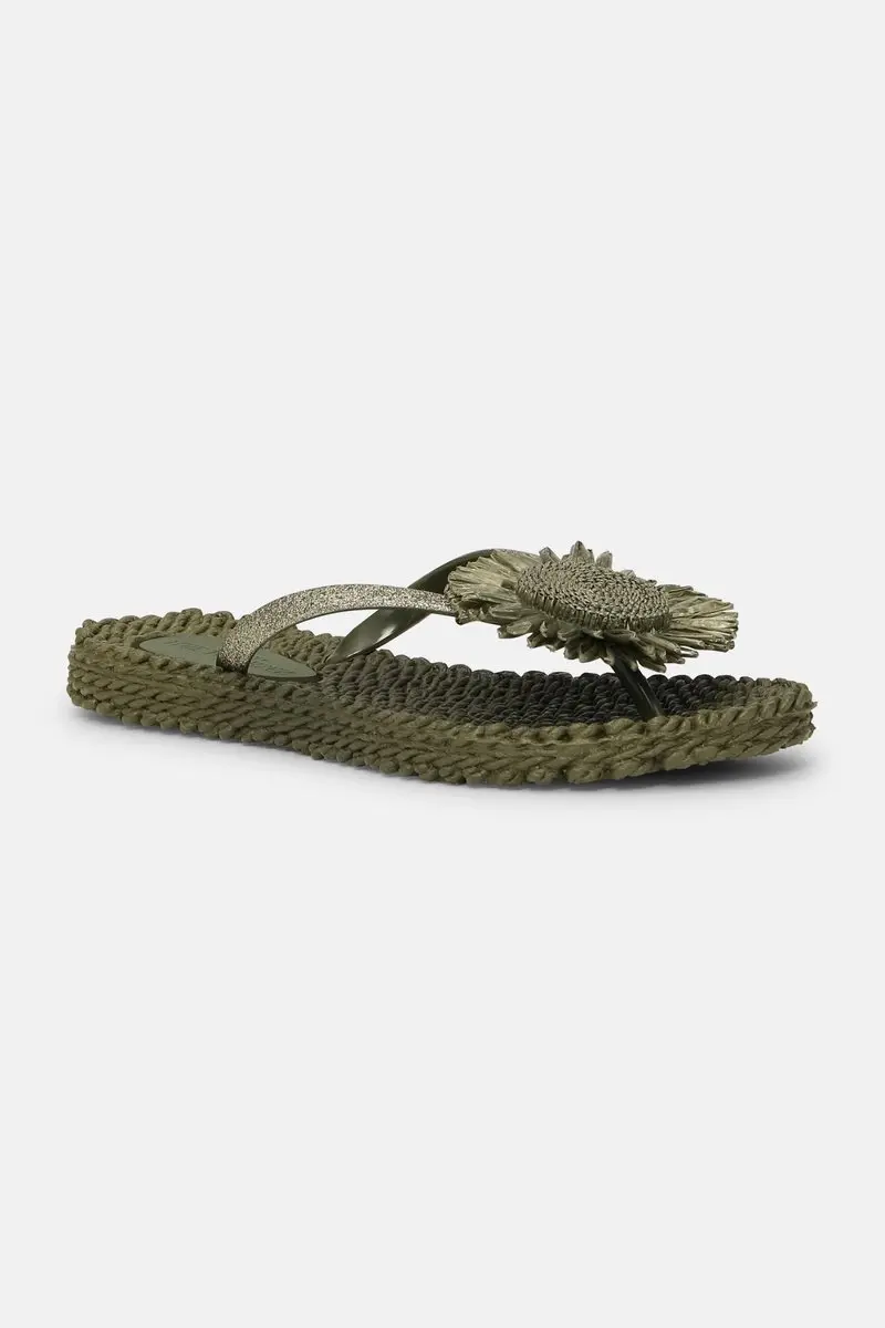 Ilse Jacobsen Cheerful Bloem Teenslipper - 39 Army