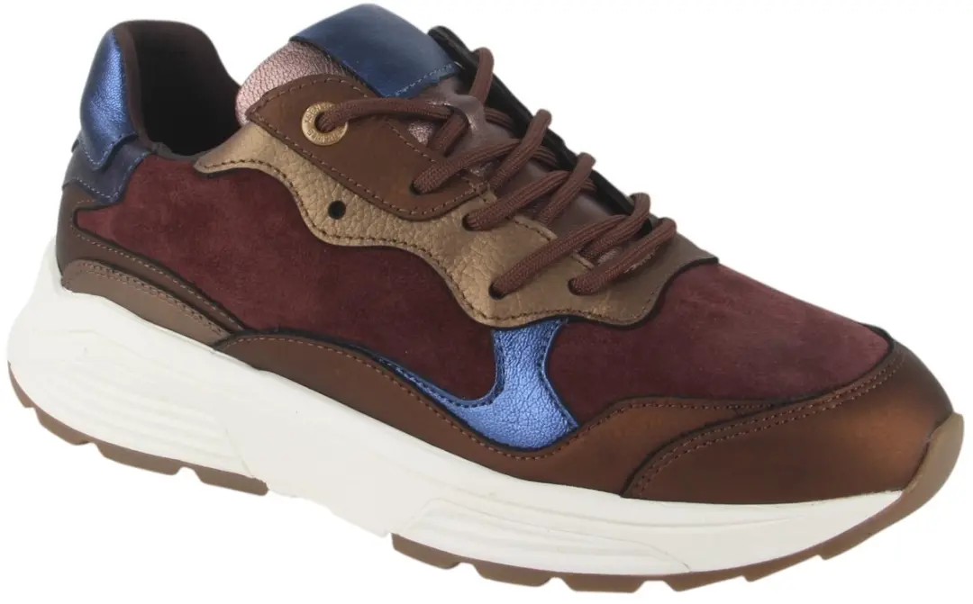 Xsensible Stretchwalker Sneaker Rainbow 33011.5.358 G Bruin Bordeaux Combi