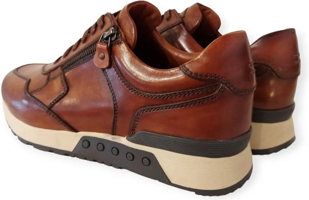 Greve Sneakers Haarlem 4299.03 - Cognac - Maat 43