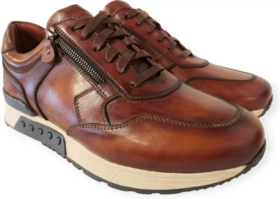 Greve Sneakers Haarlem 4299.03 - Cognac - Maat 43