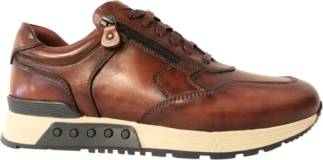 Greve Sneakers Haarlem 4299.03 - Cognac - Maat 43