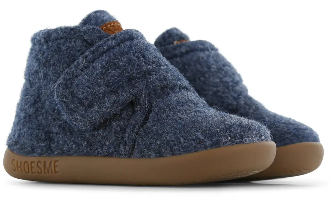 Shoesme Blauw Vilten Slofje