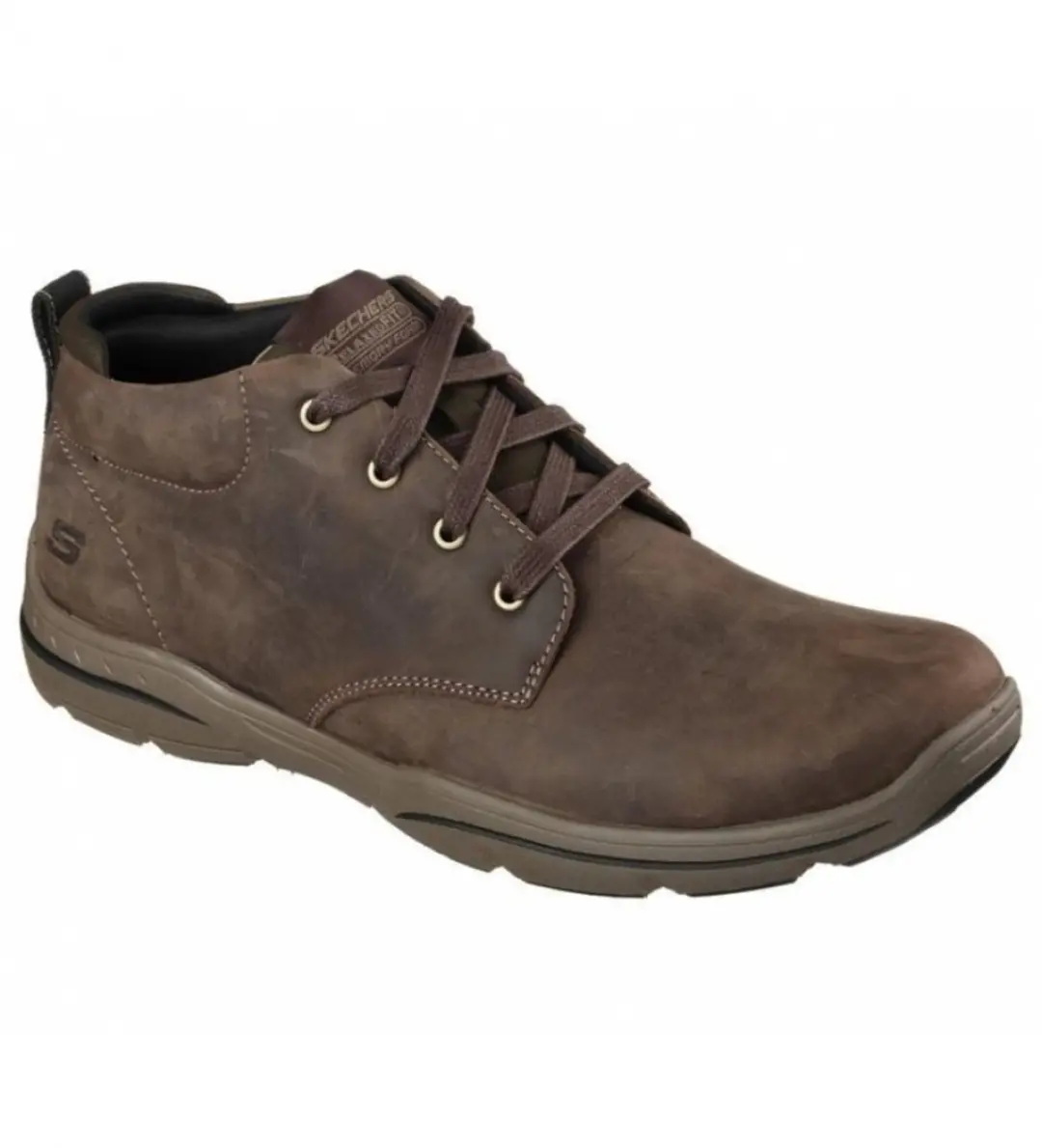 Skechers Harper Melden Veterschoenen - Bruin - Maat 44 - afbeelding 3 van 6