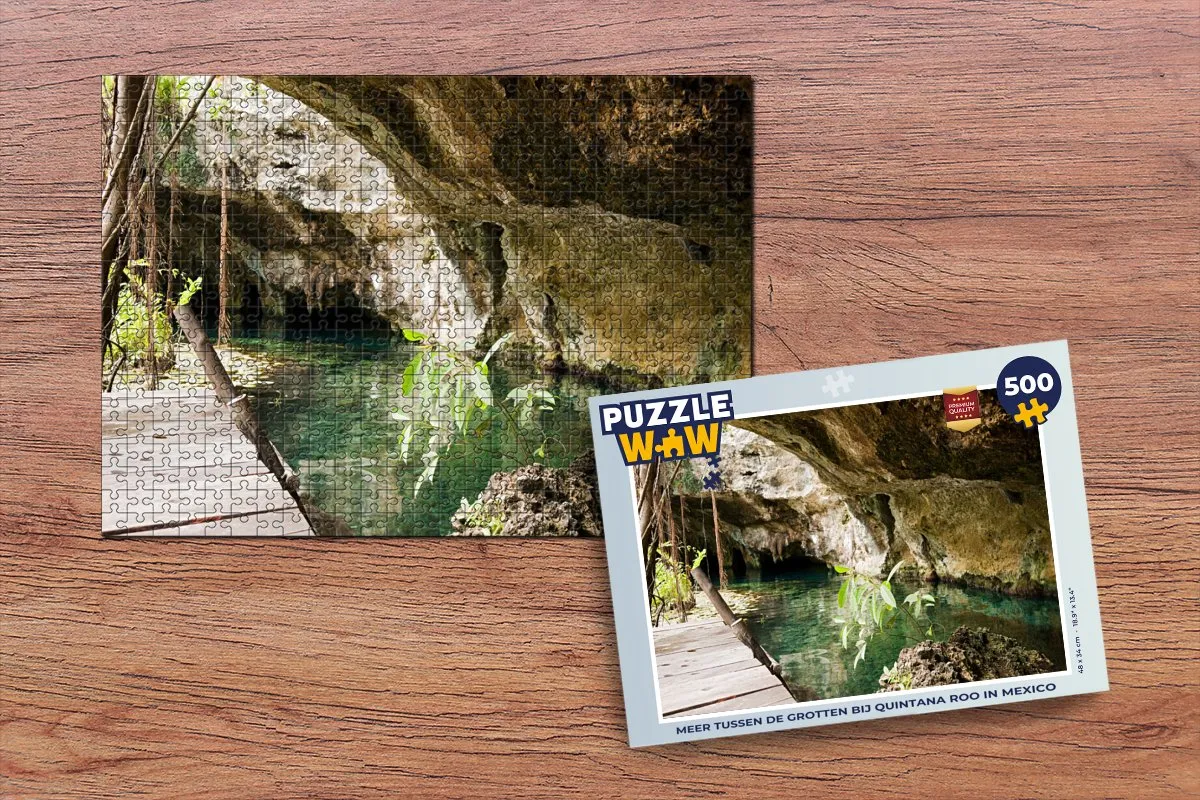 PuzzleWow Quintana Roo Legpuzzel 500 Stuks - Multicolor