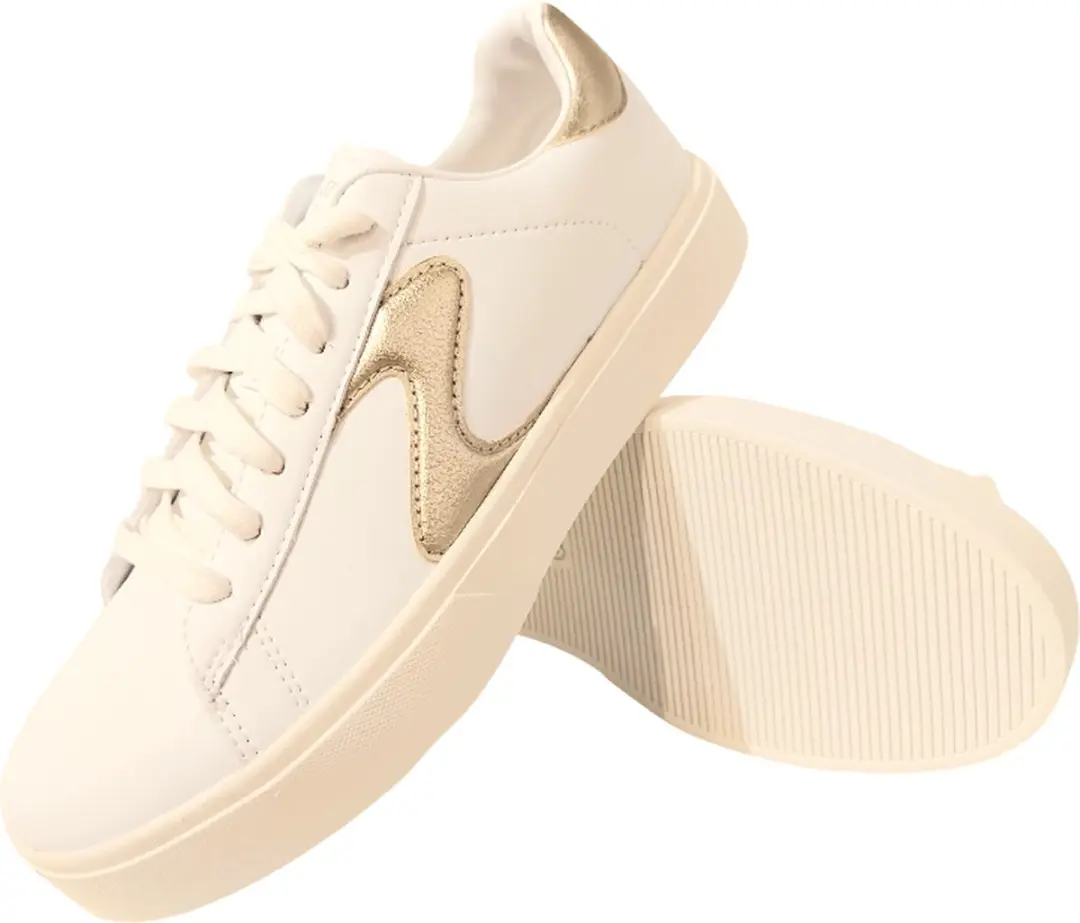 Skechers Eden Lx-Beaming Glory Sneaker - Wit/Goud