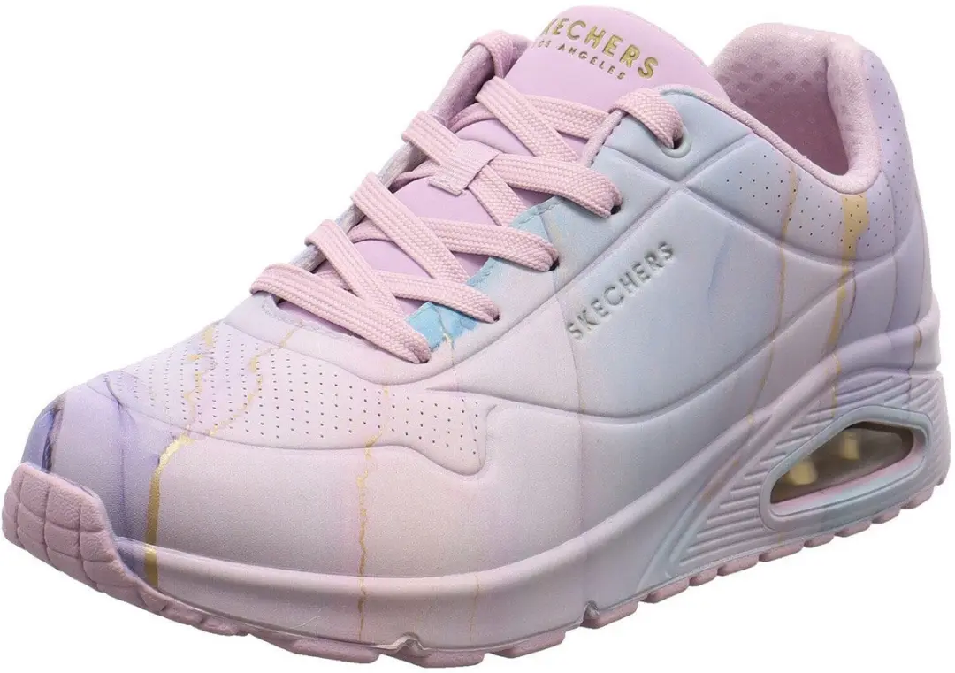 Skechers Uno Marble Marvel Dames Sneakers - Paars