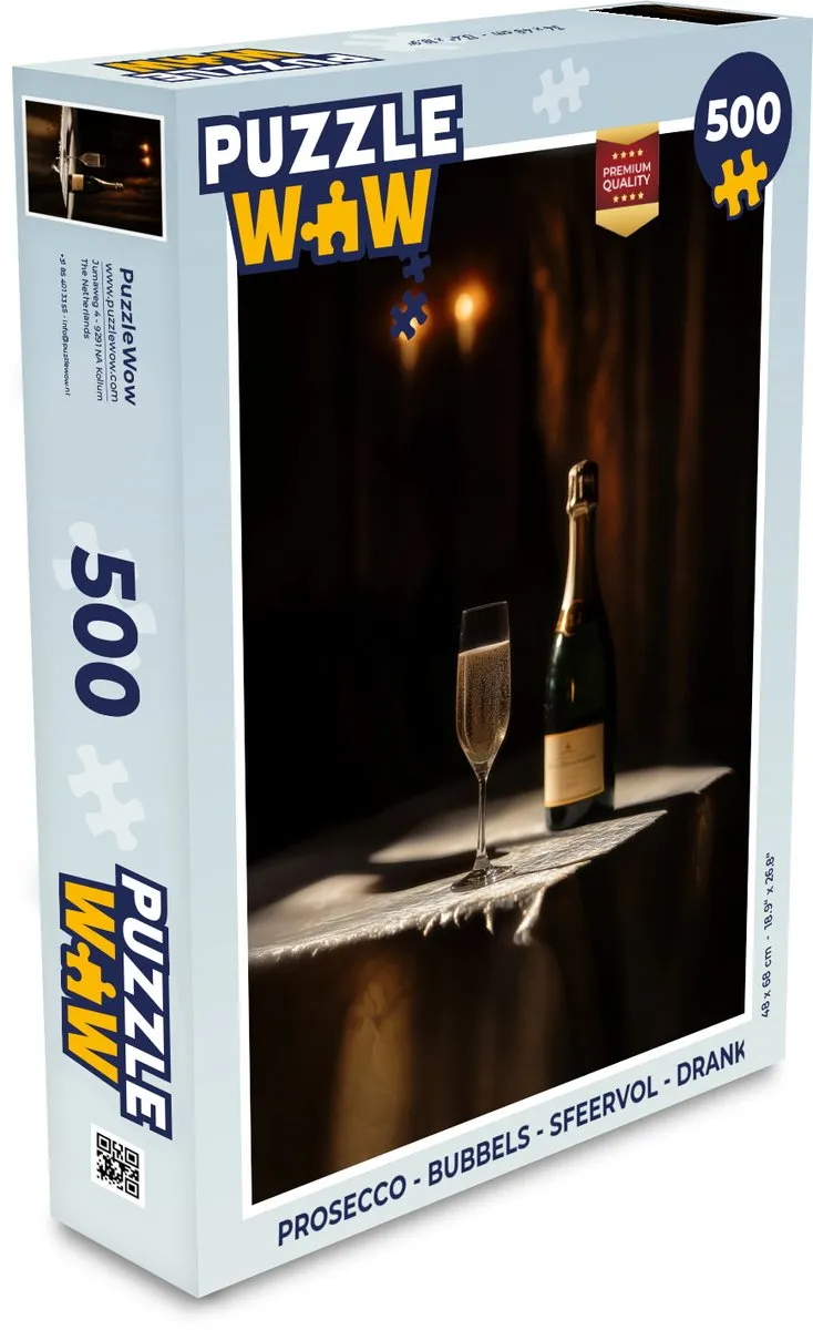 PuzzleWow Prosecco Legpuzzel 500 Stuks - Prosecco