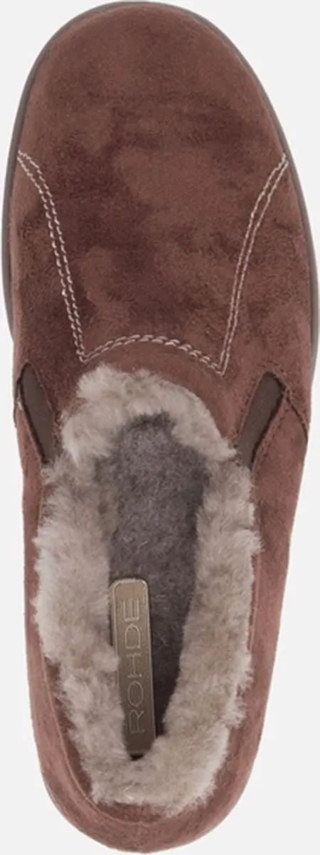 Rohde Farun Pantoffels - Bruin - Maat 37