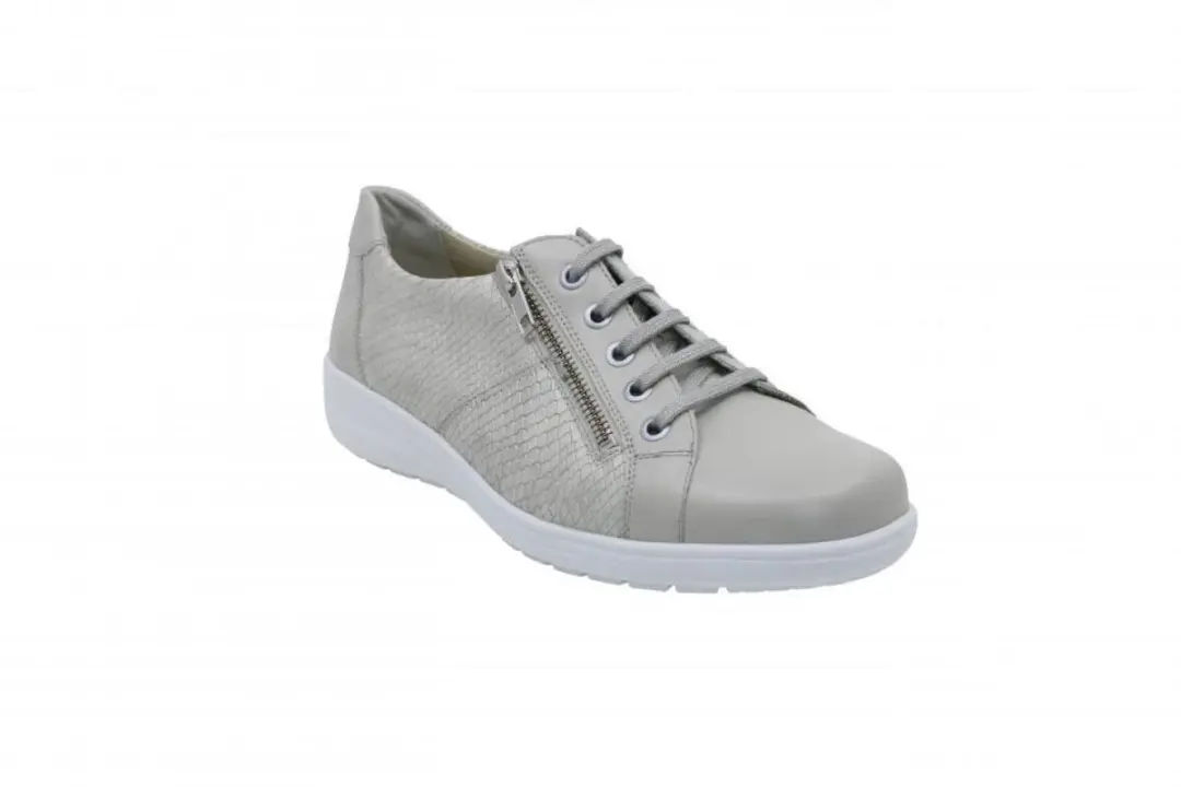 Solidus Heaven Pearl Dames Veterschoenen - Platina - Maat 41.5