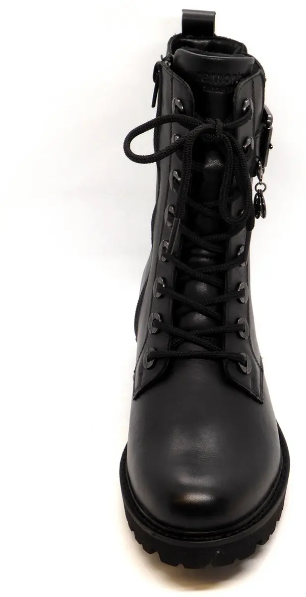 Remonte D8668 00 Dames Laarzen - Zwart - Maat 38