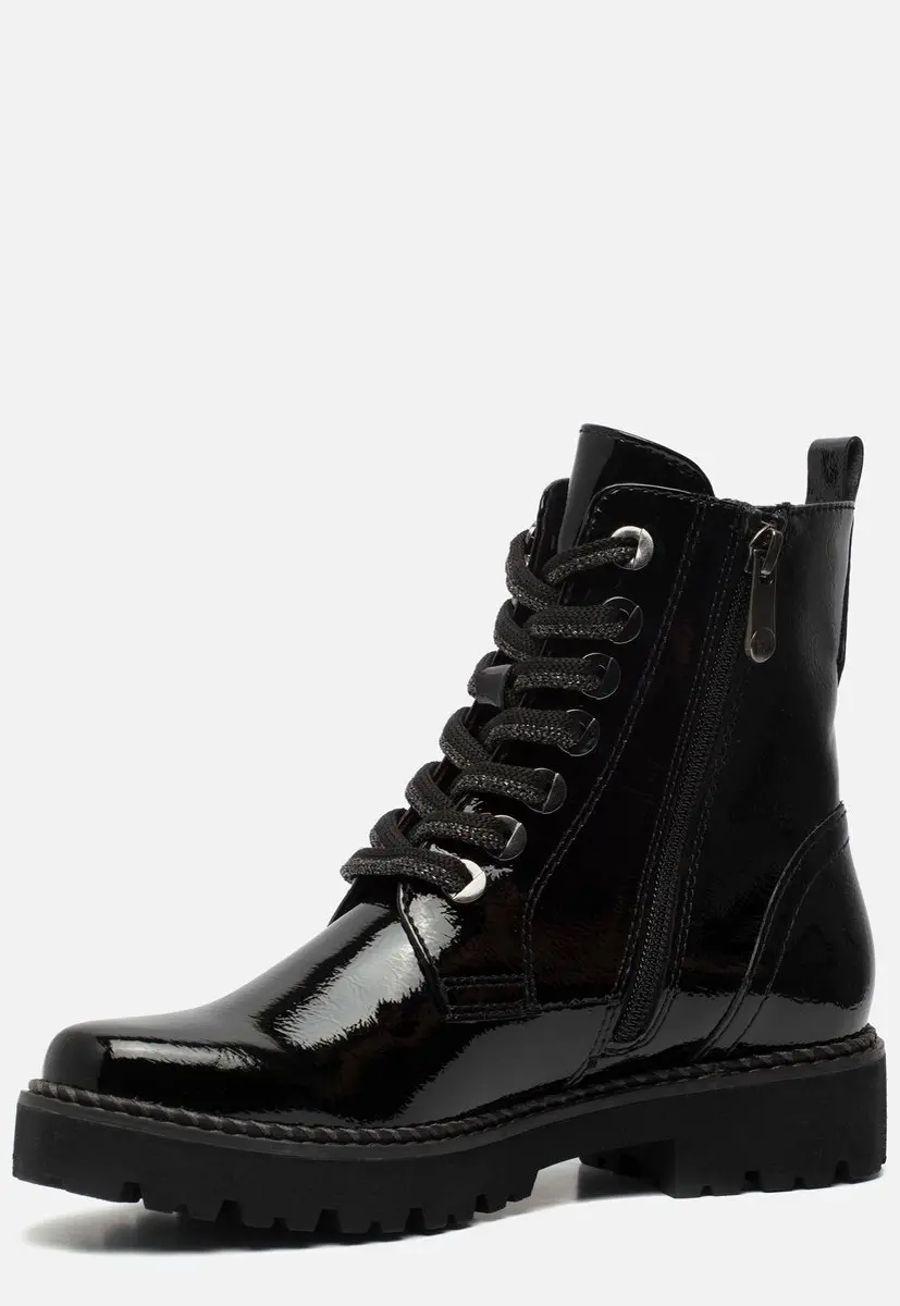 Rieker Veterboots bruin Synthetisch