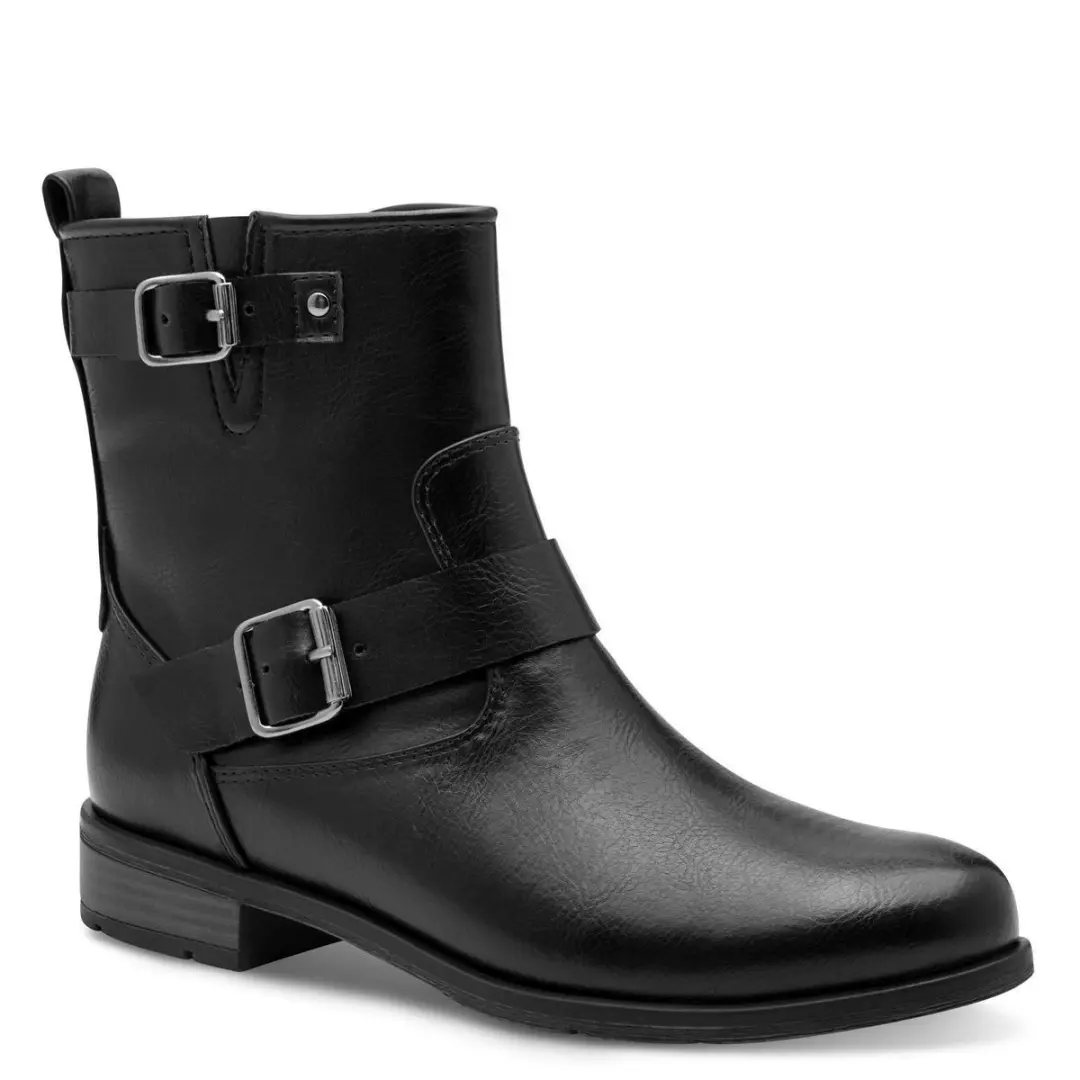 Marco Tozzi Dames Enkellaarsje 2-25313-45 001 F-breedte Maat: 38 EU