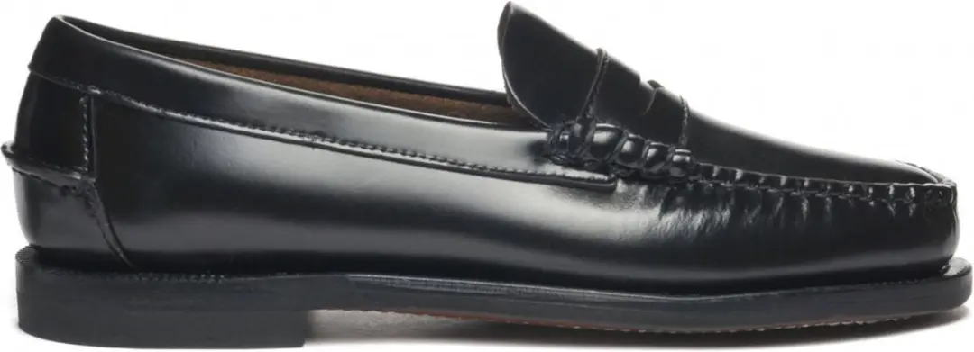Sebago Klassieke Leren Mocassins Dan - Zwart - afbeelding 2 van 6