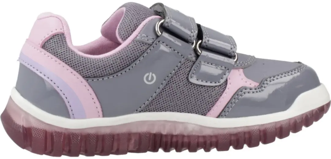 Geox Lightyloo Baby Schoenen Grijs EU 26 Meisje