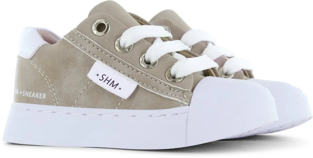 Shoesme Taupe Sneaker - Kind - Maat 24 - afbeelding 2 van 6