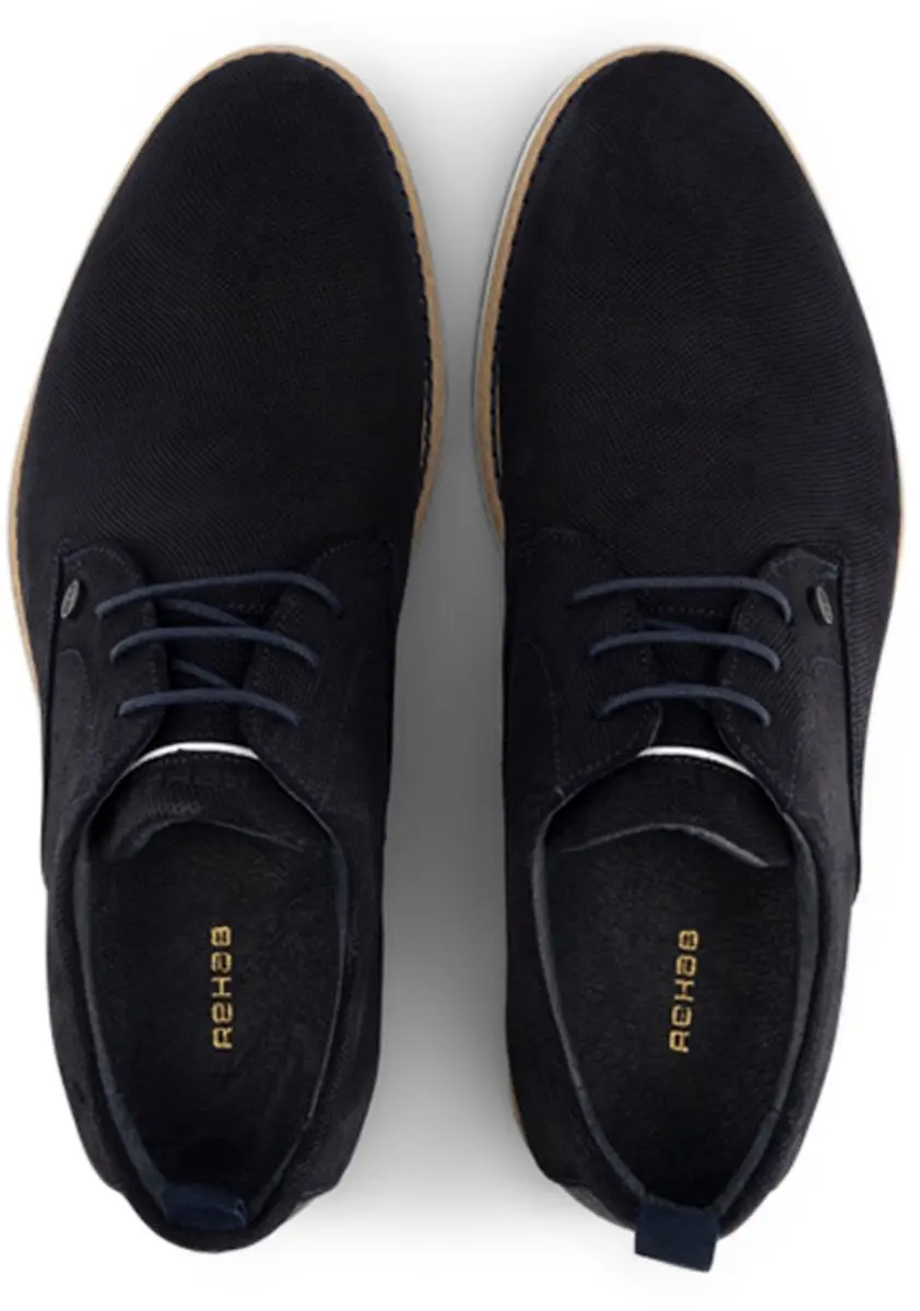 Rehab Pozato Sue Weave 8100 Veterschoenen - Blauw Suede 46
