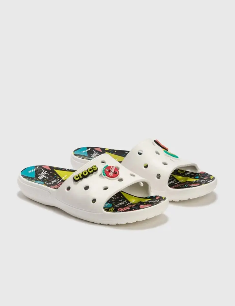 Crocs Coca-Cola Classic 90s Slide Wit Maat 46/47 US M12