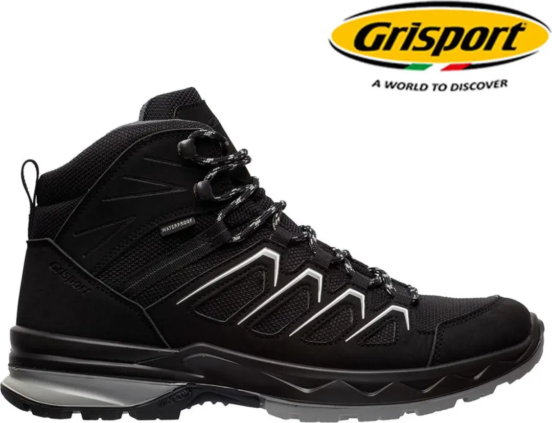 Grisport Wega Mid Wandelschoenen 46 - Zwart - afbeelding 2 van 6