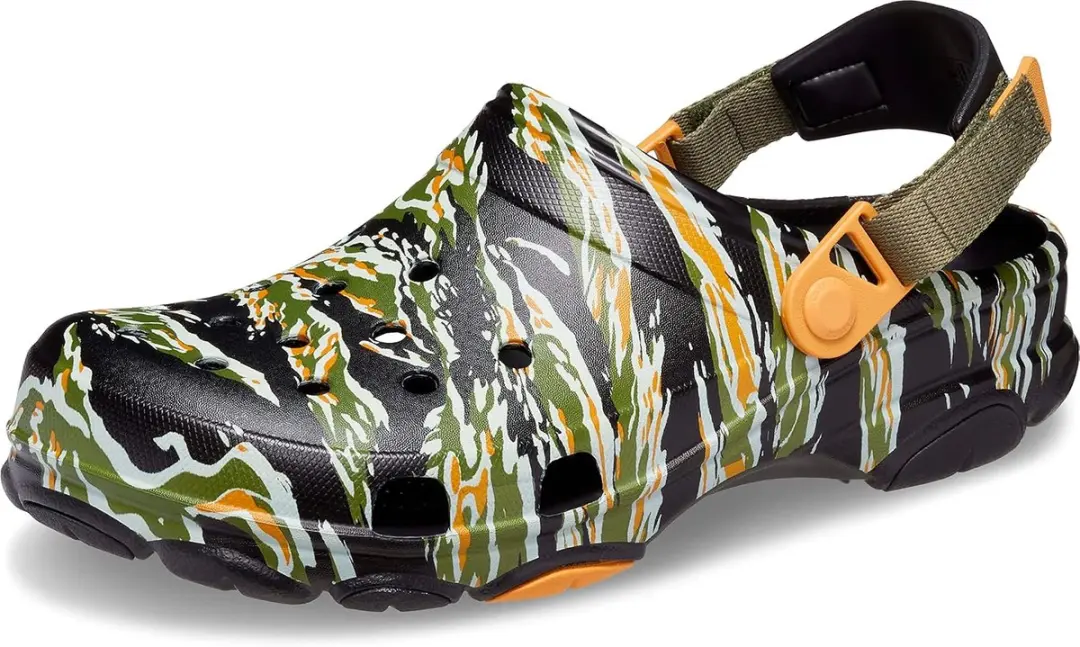 Crocs All Terrain Camo Clog Zwart/Multi Maat 32/33 US J1