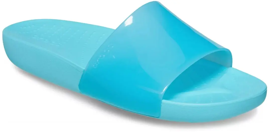 Crocs Splash Glossy Slide Lichtblauw Maat 41/42 US W10