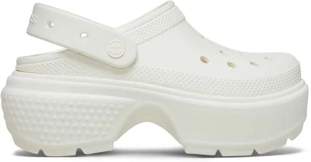 Crocs Stomp Clog White Maat 33/34 M2/W4