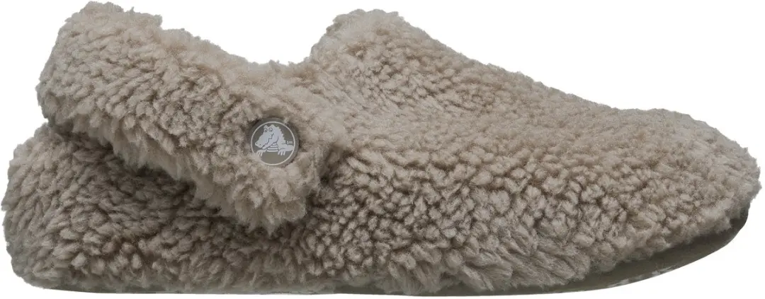 Crocs Classic Cozzzy Slipper Kids - Grijs/Beige - afbeelding 3 van 6