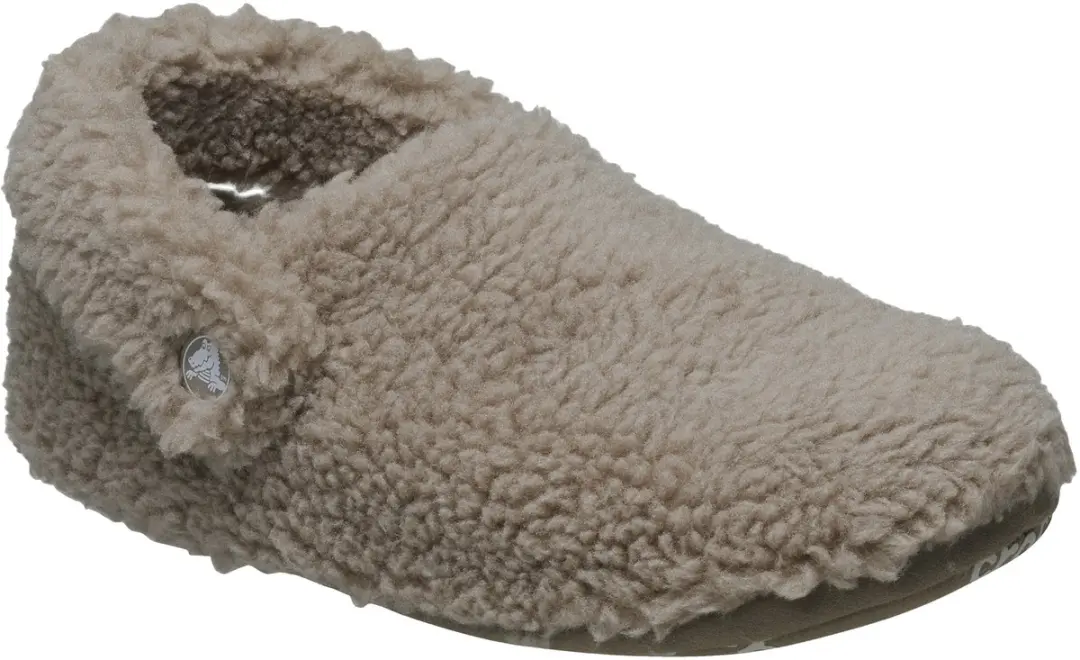 Crocs Classic Cozzzy Slipper Kids - Grijs/Beige - afbeelding 6 van 6