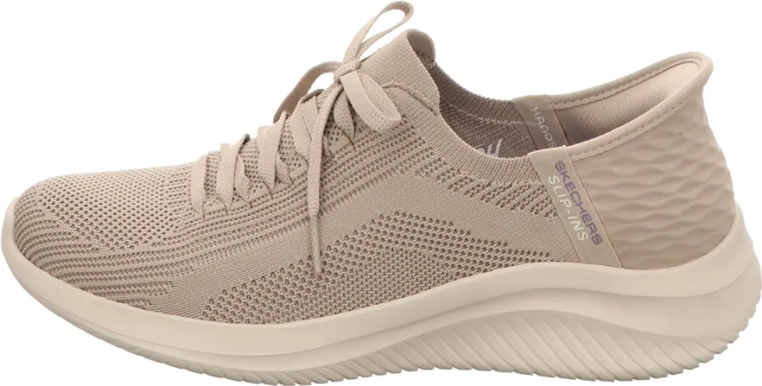 Skechers Ultra Flex 3.0 Hands Free Slip-Ins Dames Sneaker - Taupe