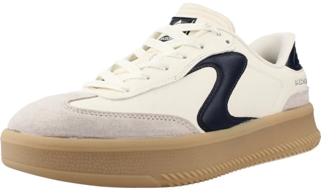 Skechers Hotshot Hi Lifted Luxe 185460 Damestrainers - 37 - Gebroken wit/goud